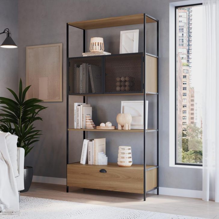 Artesano Estante 2 Portas 1 Gaveta 90Cm York