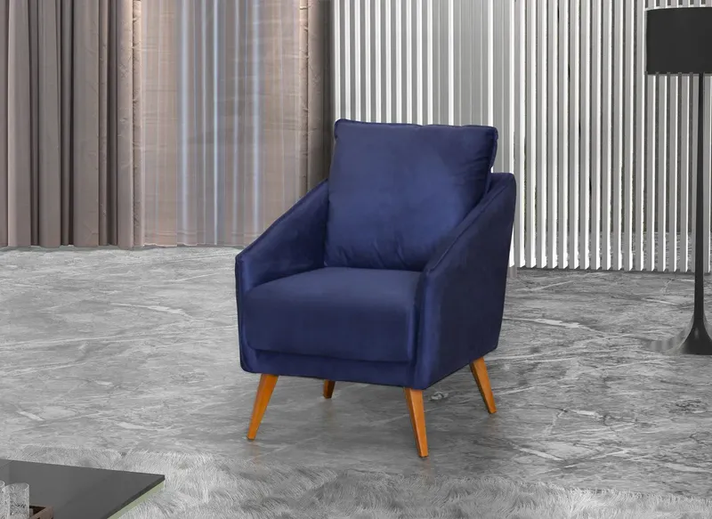 Poltrona Elea - Azul Tiffany