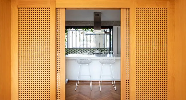 quarto decorado com muxarabi 