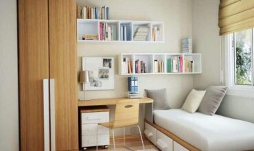 espaço pequeno com móveis adequados